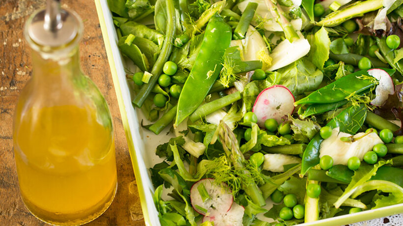 Groene tuinsalade