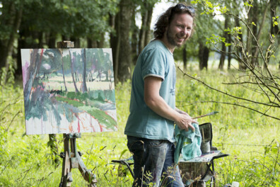 Eric Schutte schildert momenten in het landschap