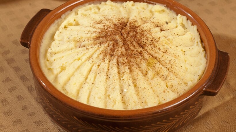 Aardappelpuree met pastinaak