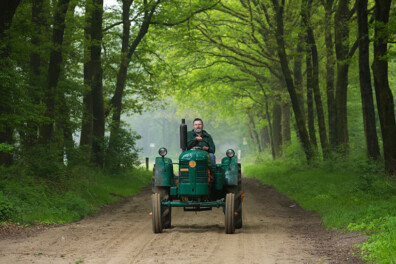 Jan van den Born sleutelt aan oude Bolinder-Munktell