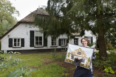 Boerderij op quilt