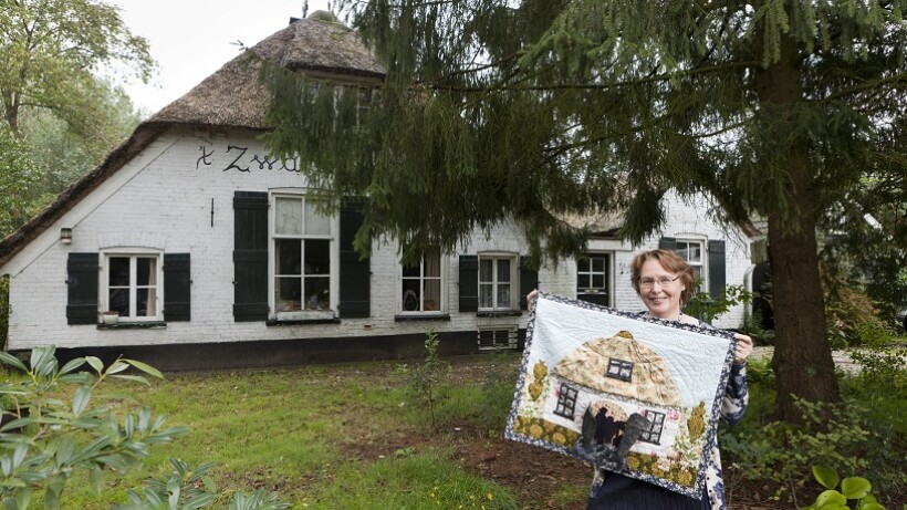 Boerderij op quilt