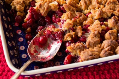 Crumble met cranberry’s