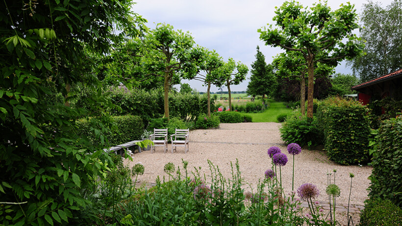 Tuin van een poldergast