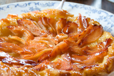 Tarte Tatin met kweeperen