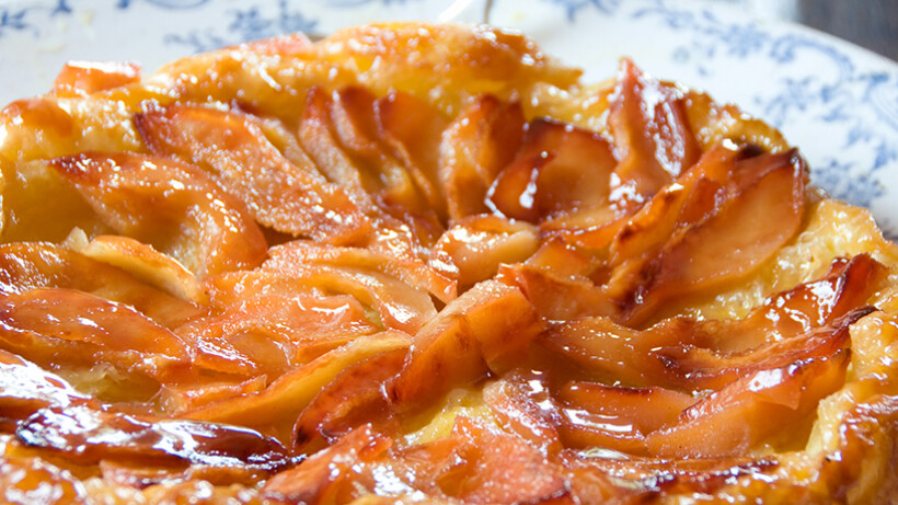 Tarte Tatin met kweeperen