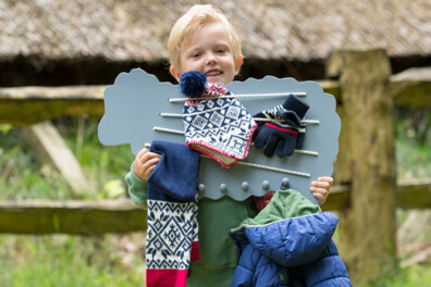 Kinderkapstok ‘schaap’ met elastiek