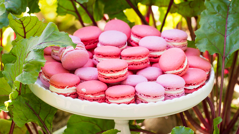 Macarons uit de moestuin