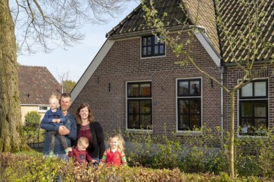 Totale transformatie van oude boerderij in Noordscheschut