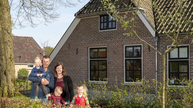 Totale transformatie van oude boerderij in Noordscheschut