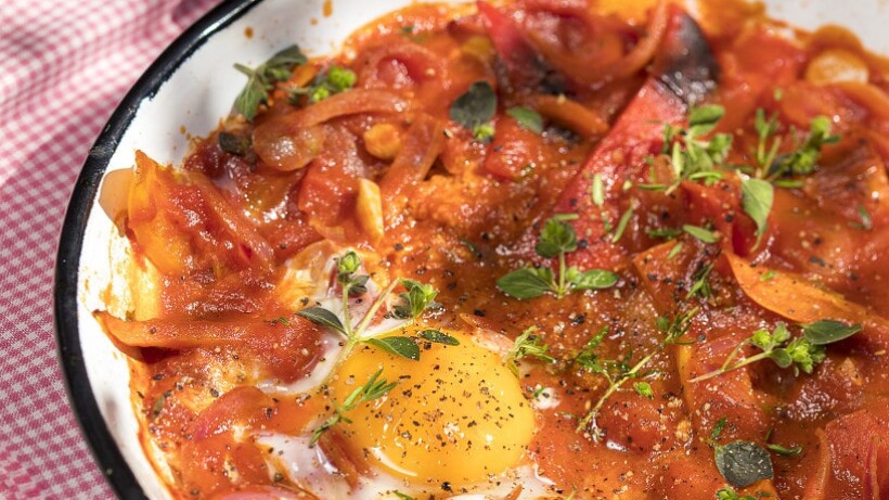 Zomerse shakshuka