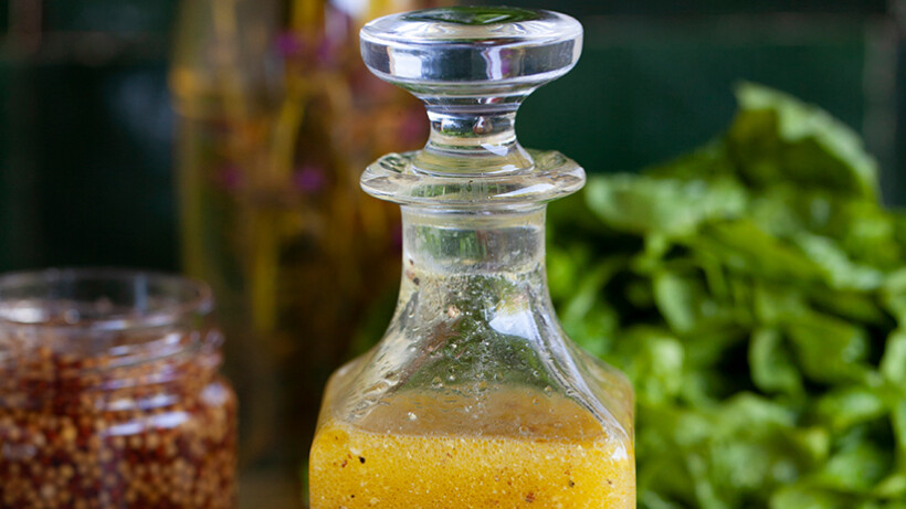 Vinaigrette met mosterd en honing