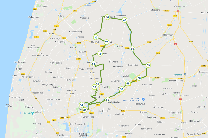 Fietsen door Noord-Holland: piramides in de polder