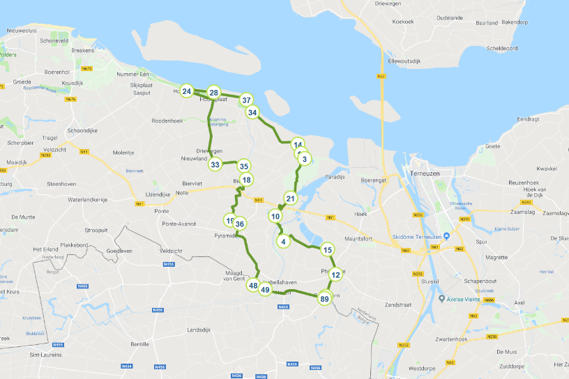 Fietsen over de Zeeuwse heide bij het Paulinaschor