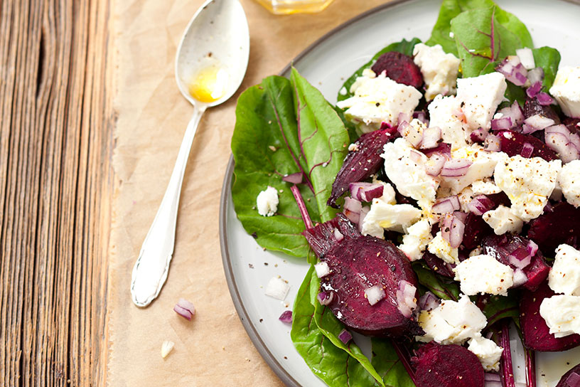 Gepofte bietjes met feta