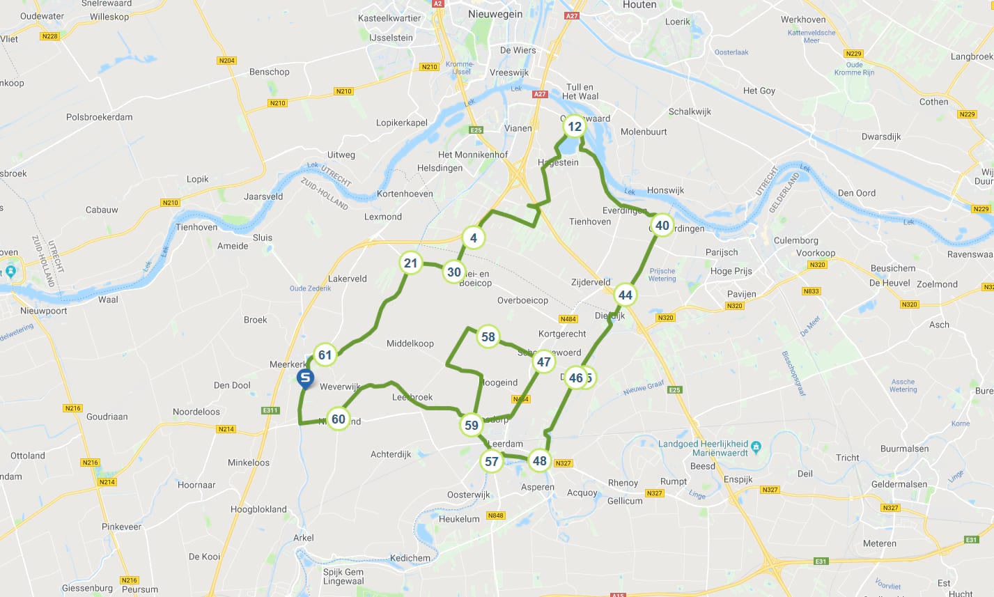 Fietsroute ontdek Vijfheerenlanden