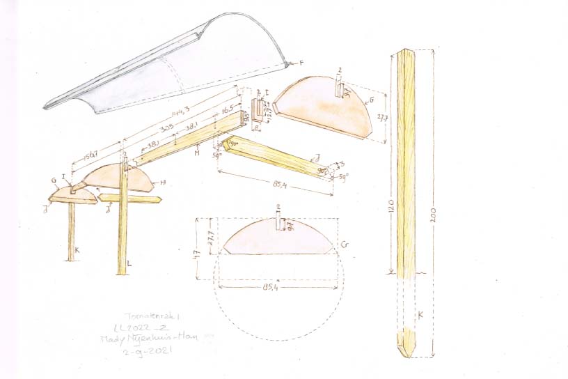 Werktekening 1 tomatenklimrek