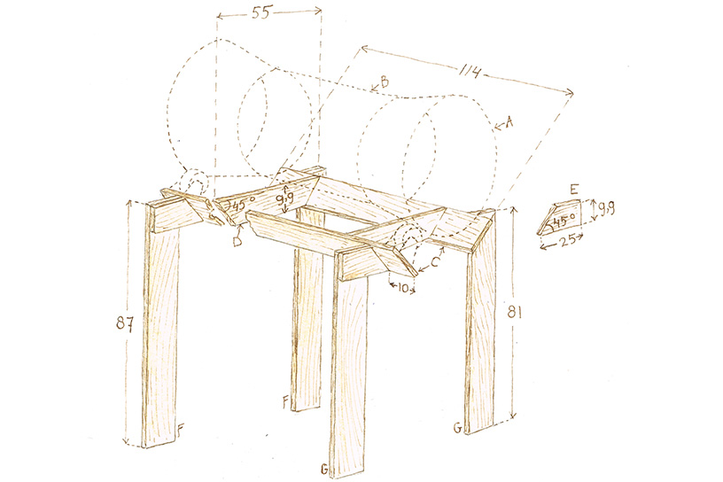 Werktekening compostzeef