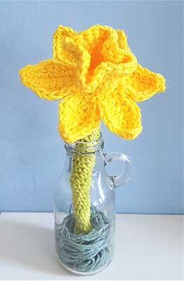 Gehaakte narcis van Happy Crochet