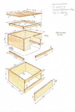 Bouwtekening wormentoren